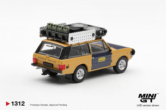 1/64 RANGE ROVER 1981 CAMEL TROPHY SUMATRA H.FISCHER AND W.BAYS - Mini GT - MGT01312