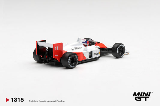 1/64 MCLAREN MP4/4 NO.11 ALAIN PROST 1988 CANADIAN GRAND PRIX 2ND PLACE - Mini GT - MGT01315