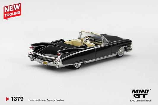 1/64 CADILLAC ELDORADO BIARRITZ 1959 BLACK - Mini GT - MGT01379 ***Pre Order***