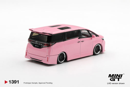 1/64 TOYOTA VEILFIRE 40 KUHL METALLIC PINK - Mini GT - MGT01391 ***Pre Order***