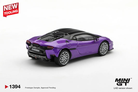 1/64 LAMBORGHINI TEMERARIO VIOLA PASIFAE (RHD) - Mini GT - MGT01394R ***Pre Order***
