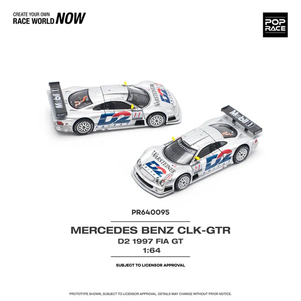 1/64 MERCEDES-BENZ CLK AMG GTR - 1997 FIA GT D2 PRIVAT - Poprace - PR640095