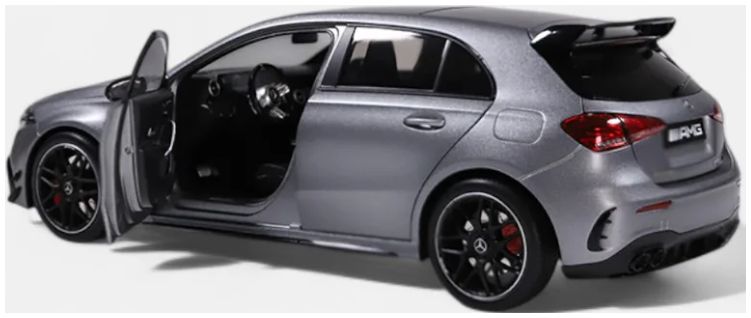 1/18 - Mercedes AMG A 45 S 4MATIC+ Mountain Grey - NZG - 1069/52