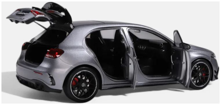 1/18 - Mercedes AMG A 45 S 4MATIC+ Mountain Grey - NZG - 1069/52