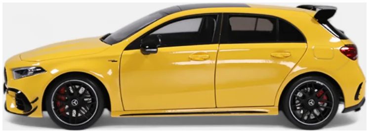 1/18 - Mercedes AMG A 45 S 4MATIC + Sun Yellow - NZG - 1069/61