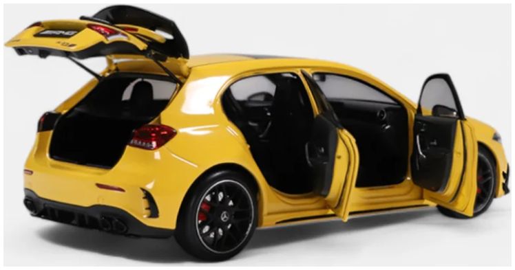 1/18 - Mercedes AMG A 45 S 4MATIC + Sun Yellow - NZG - 1069/61