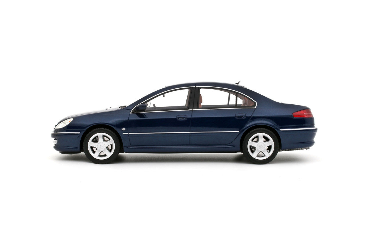 1/18 PEUGEOT 607 3.0 V6 PHASE 2 BLUE MONTEBELLO 2008 - Otto Models - OT485