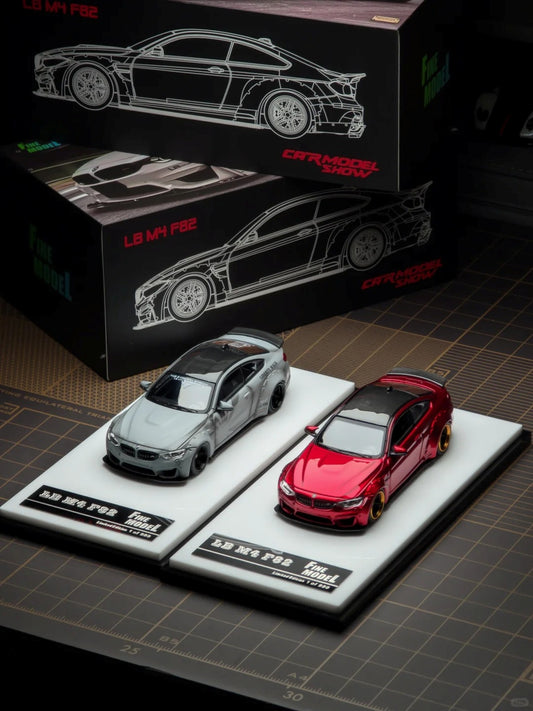1/64 FOSHAN APAXPO x Fine Model BMW LBWK M4 F82 Grey/Red - 2026 Auto Passion Alliance (APAxpo) - Howie Model - ***coming soon***