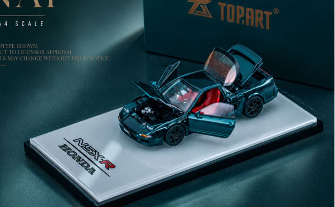 1/64 Honda NSX NA1 R – Metallic Dark Green, *TMCS Event Cars* - Top Art - coming soon