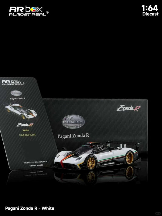 1/64 2026 BEIJING HEC Pagani Zonda R-white - AR Box - * HEC Event Specials*