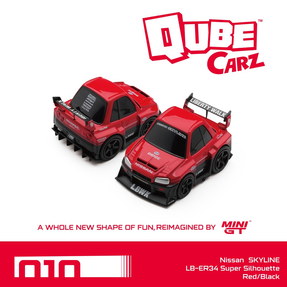 QUBECARZ SERIES 2 INNER PACK COMPLETE SET OF 6 STYLE CARS - MiniGT - QZ002PACK6