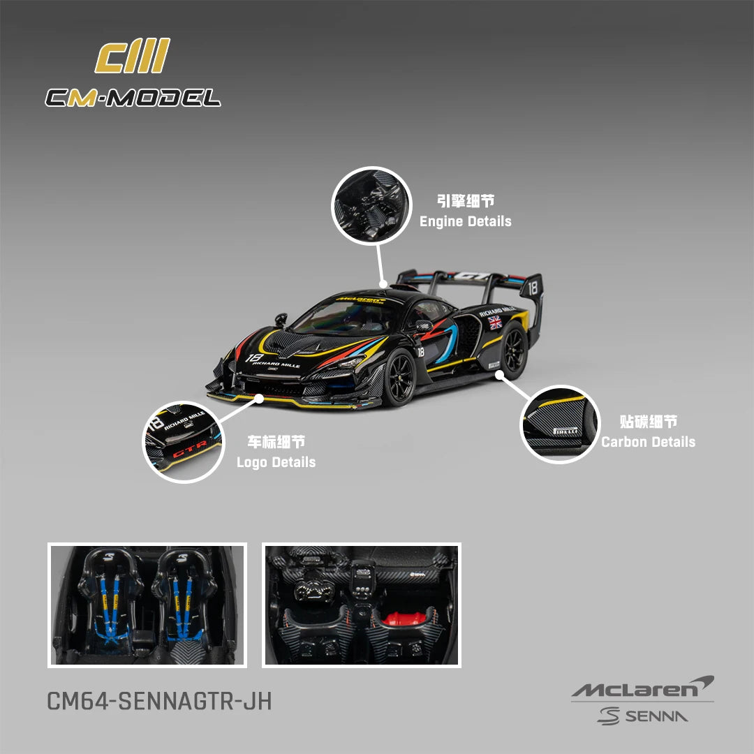 1:64 McLaren Senna GTR James Hunt - HEC 2025 - CM Models - CM64-SennaGTR-HEC25