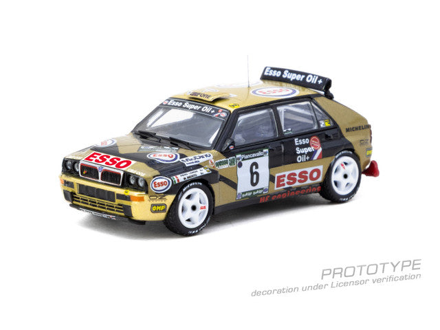 1/64 LANCIA DELTA HF INTEGRALE ECR PIANCAVALLO RALLY 1993 WINNER PIERO LONGHI / MAURIZIO IMERITO - Tarmac Models - T64-049-93PIR06