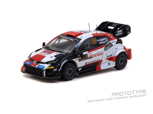 1/64 Toyota GR YARIS Rally1 HYBRID Central European Rally 2023 WRC World Champion 2023 Kalle Rovanperä / Jonne Halttunen - Tarmac Works - T64-085-23CER69