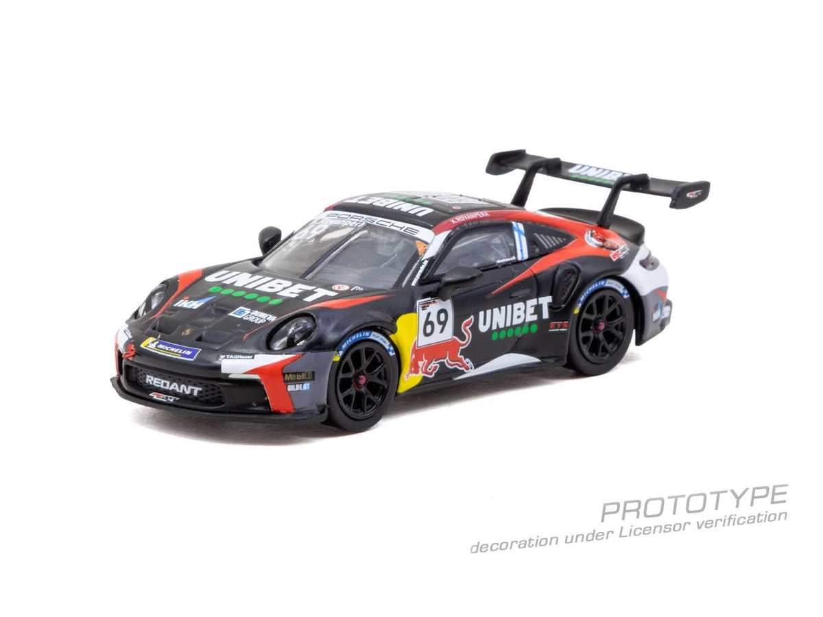 1/64 PORSCHE 911 GT3 CUP (992) PORSCHE CARRERA CUP BENELUX 2024 KALLE ROVANPERA - Tarmac Works - T64-093-24CCB69 - ** Pre Order **