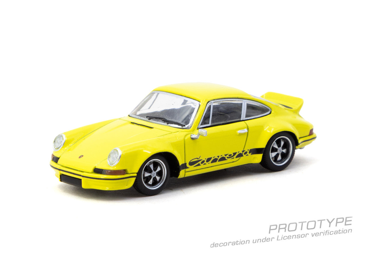 1/64 Porsche 911 Carrera RS 2.7 Lightweight Yellow - Tarmac Models - T64S-023-YL