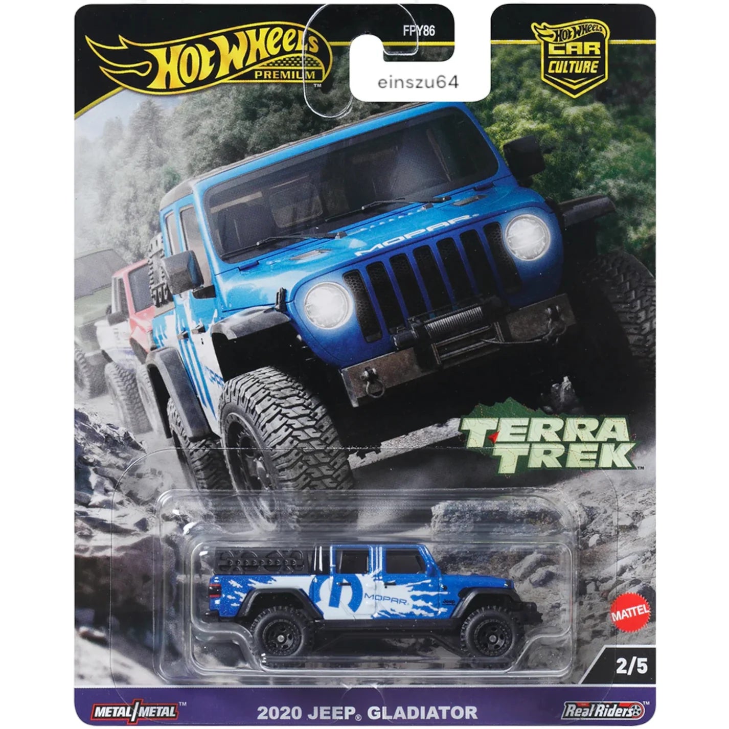 1/64 *Terra Track* Car Culture - HRV91 2020 Jeep Gladiator pick-up *Mopar*