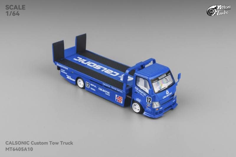 1/64 - 300 series flatbed trailer Custom Tow Truck Calsonic Kansei - Micro Turbo