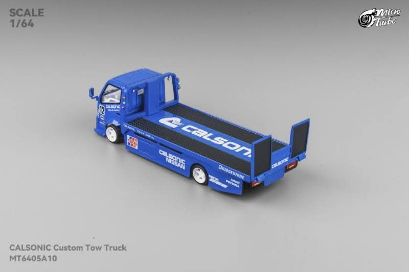 1/64 - 300 series flatbed trailer Custom Tow Truck Calsonic Kansei - Micro Turbo