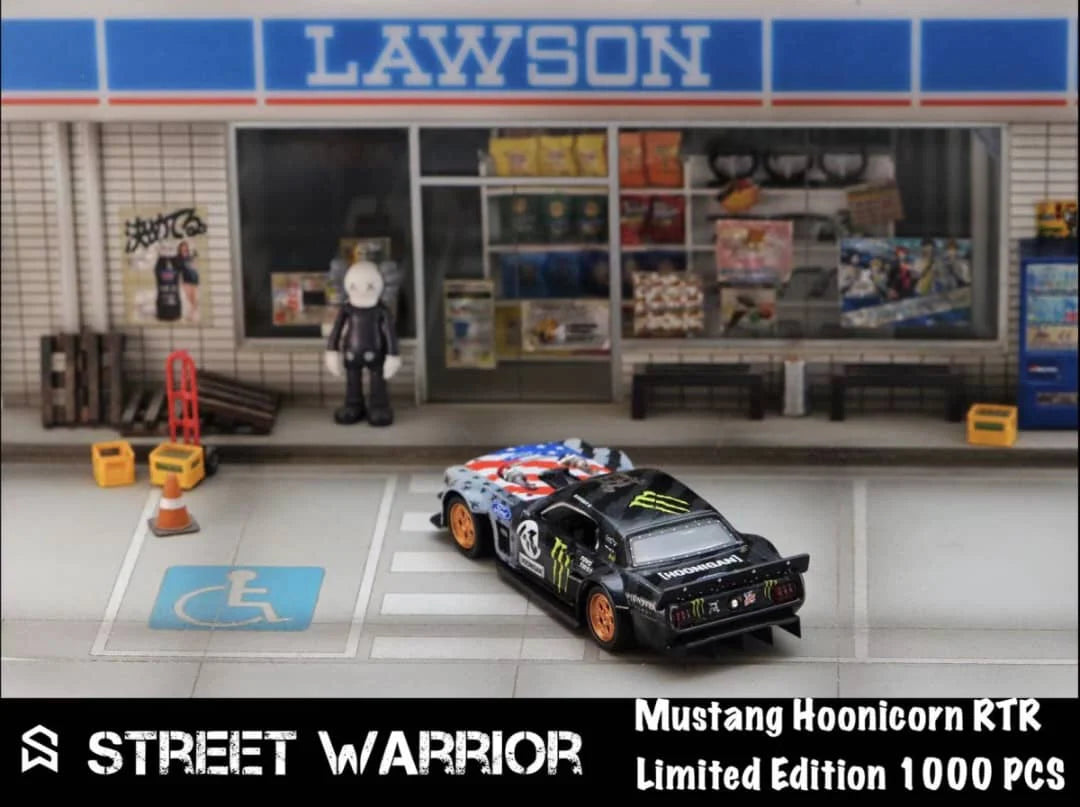 1/64 1965 Mustang Hoonicorn RTR USA flag - Street Warrior