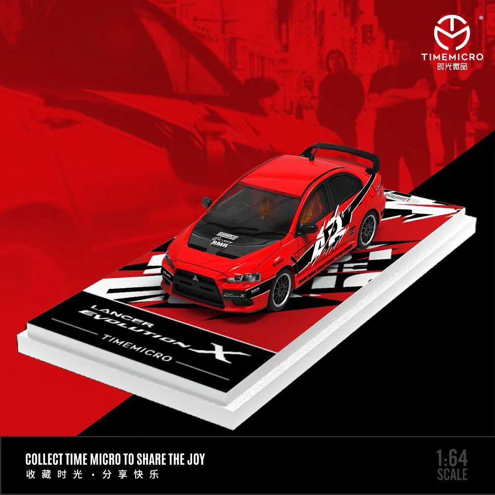1/64 Mitsubishi EVO X Fast and Furious Red TimeMicro - TM643120