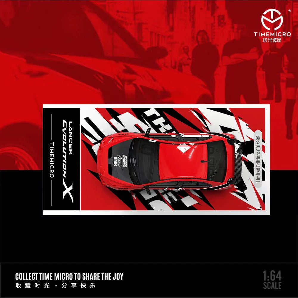 1/64 Mitsubishi EVO X Fast and Furious Red TimeMicro - TM643120