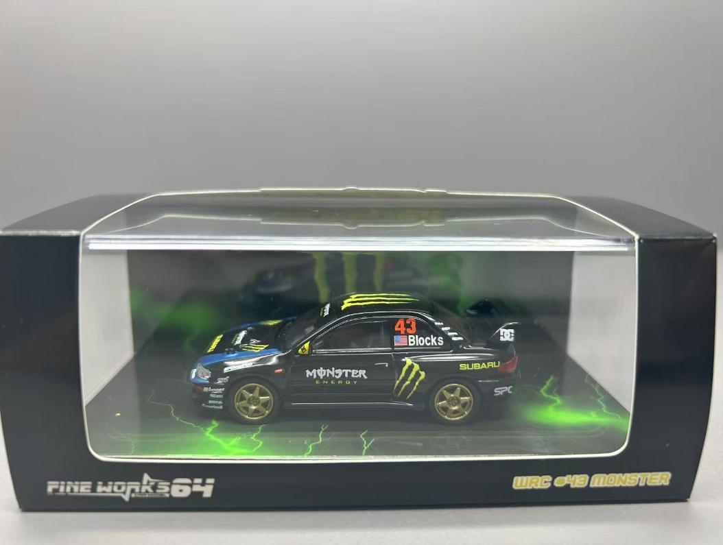 1:64 Subaru Impreza Ken Block WRC - Black Claw Monster - Fine Works