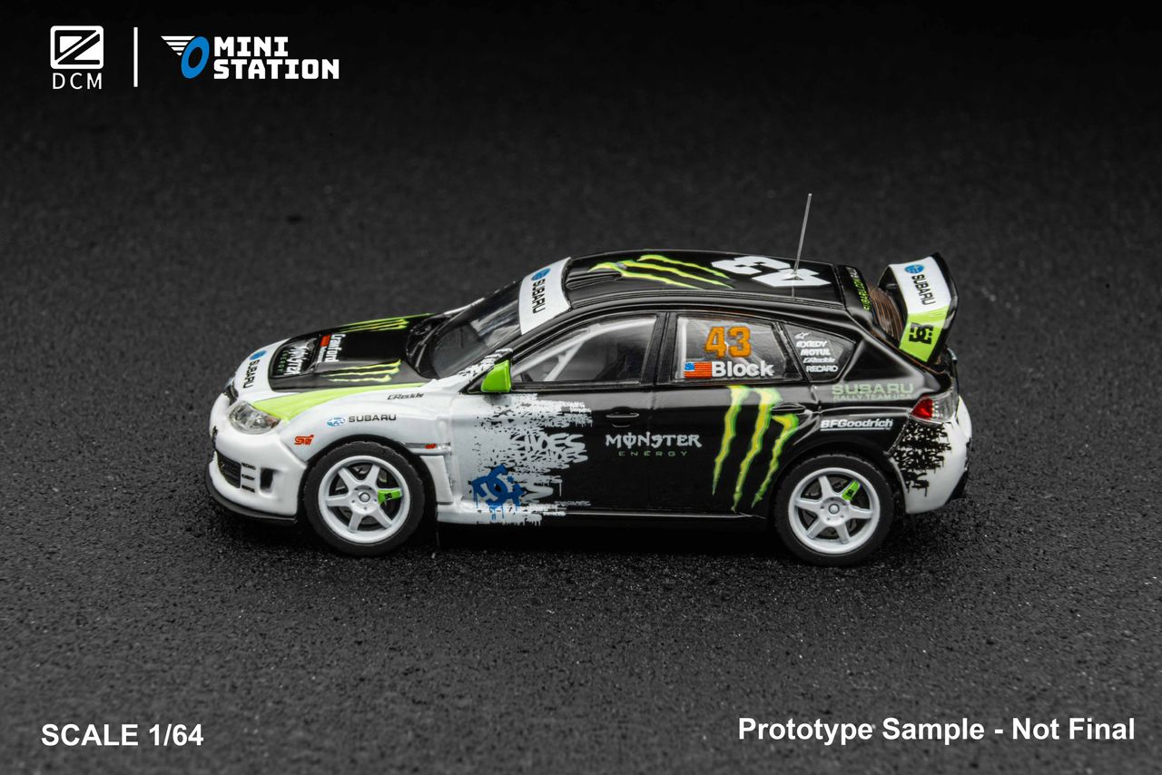 1:64 Impreza 3rd generation WRX STI Rally version - Mini Station x DCM