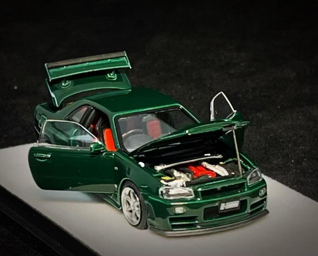 1/64 - Skyline GT-R 5th generation, R34 Nismo Z-Tune version with Engine Display - PGM