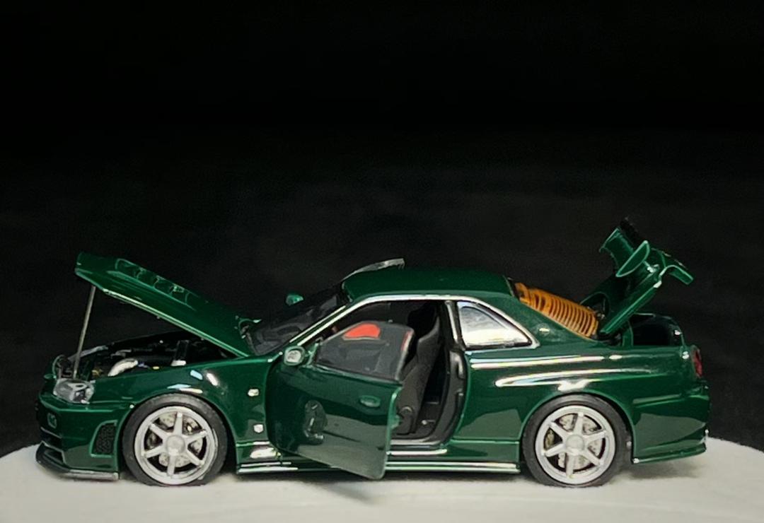 1/64 - Skyline GT-R 5th generation, R34 Nismo Z-Tune version with Engine Display - PGM