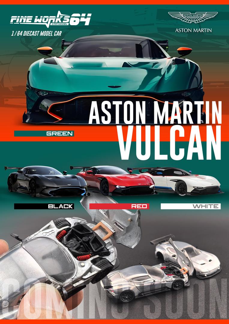 1:64 Aston Martin Vulcan - Fine Works64 - 4 colour options