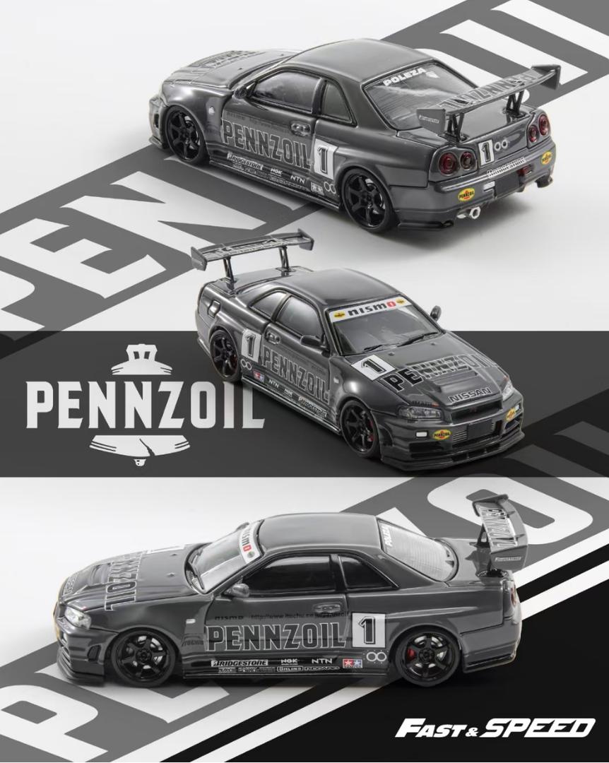 1:64 Skyline GT-R R34, Nismo Z-Tune version - Fast Speed - All in Tuning Expo
