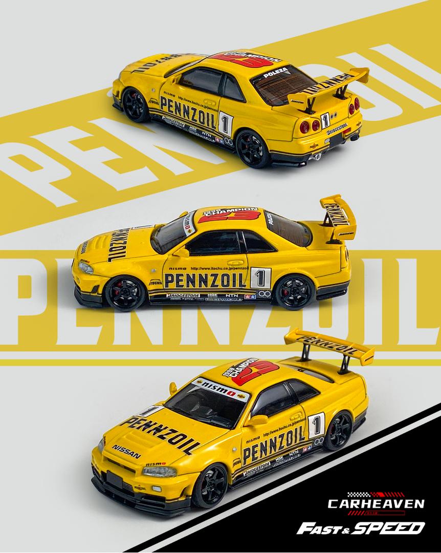 1:64 Skyline GT-R R34, Nismo Z-Tune version - Fast Speed - All in Tuning Expo