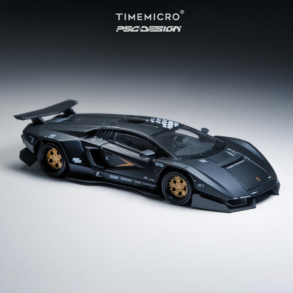 1/64 - Lamborghini Countach LPI800-4 Black - TimeMicro × PSC DESIGN - TM647701