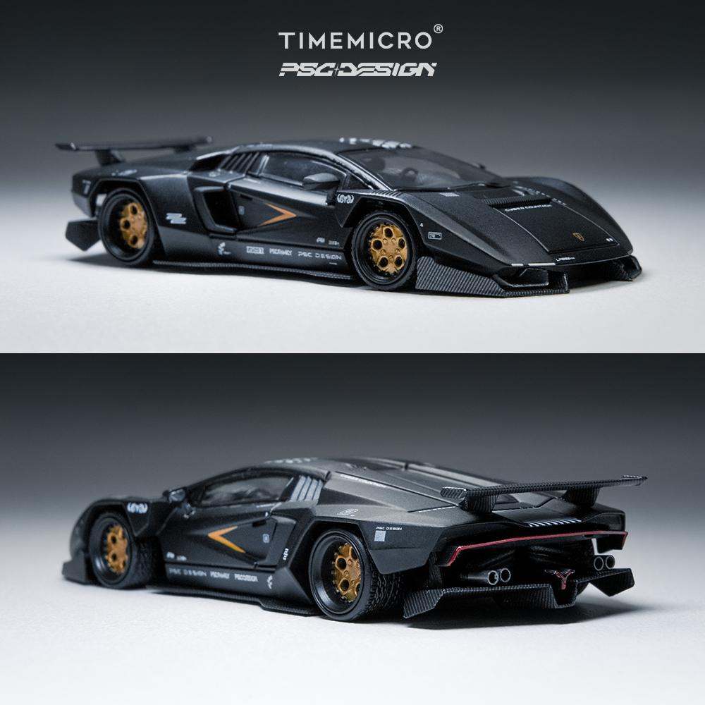 1/64 - Lamborghini Countach LPI800-4 Black - TimeMicro × PSC DESIGN - TM647701