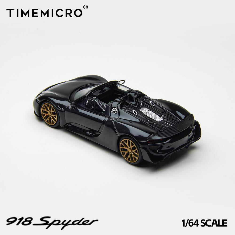 1/64 Porsche 918 Spyder 918 Spyder Black Gold - Time Micro - TM643528