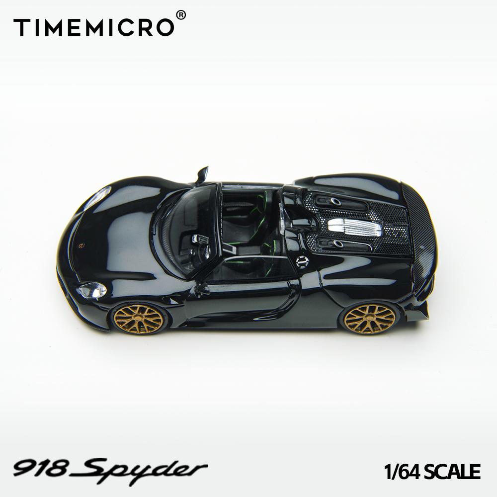 1/64 Porsche 918 Spyder 918 Spyder Black Gold - Time Micro - TM643528