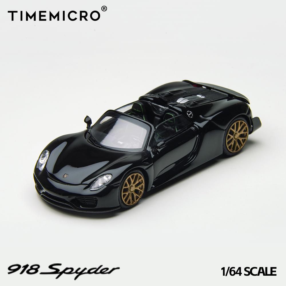 1/64 Porsche 918 Spyder 918 Spyder Black Gold - Time Micro - TM643528