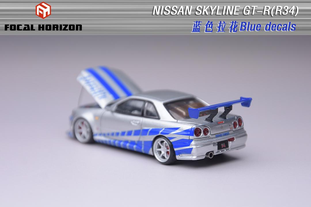 1:64 Skyline GT-R R34, Fast & Furious - FOCAL HORIZON
