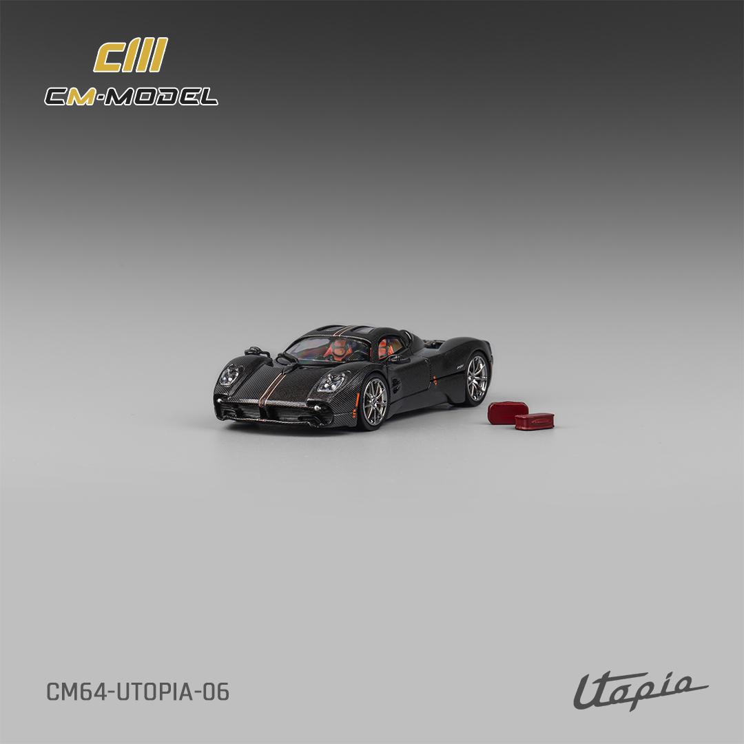 1/64 - Pagani Utopia black Carbon - CM64-UTOPIA-06 - CM Models