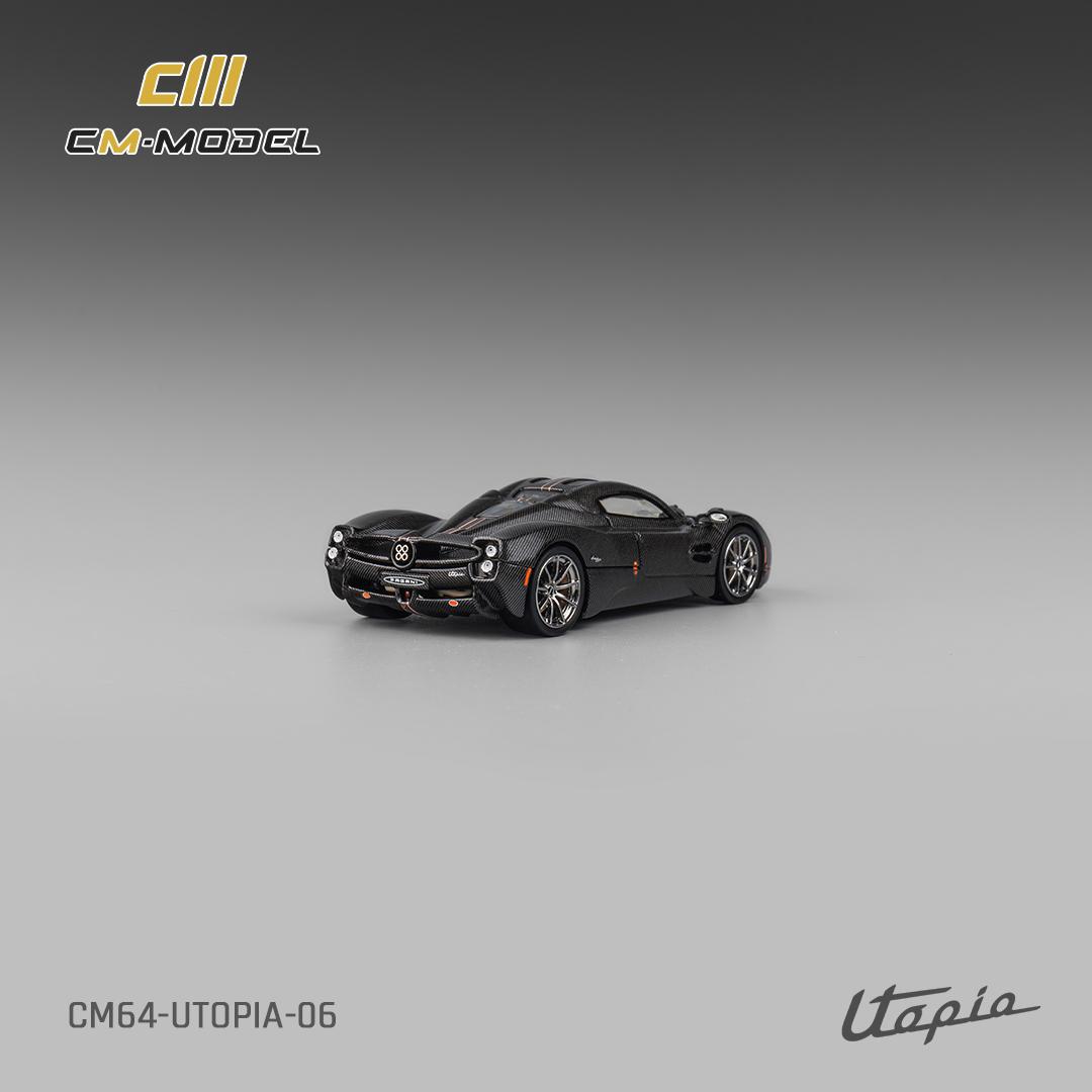 1/64 - Pagani Utopia black Carbon - CM64-UTOPIA-06 - CM Models