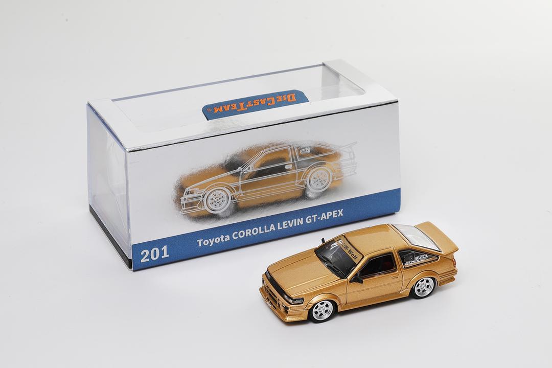 1/64 - Toyota Levin AE86, RWB wide-body modified version - DCT - 6 colour options