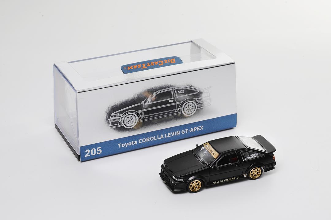 1/64 - Toyota Levin AE86, RWB wide-body modified version - DCT - 6 colour options