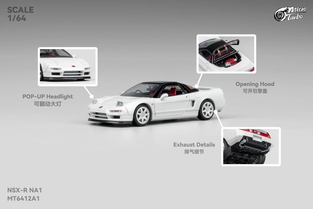 1/64 - NSX 1st generation Mk1 NA1, Type R modified version - Micro Turbo - MT6412A1