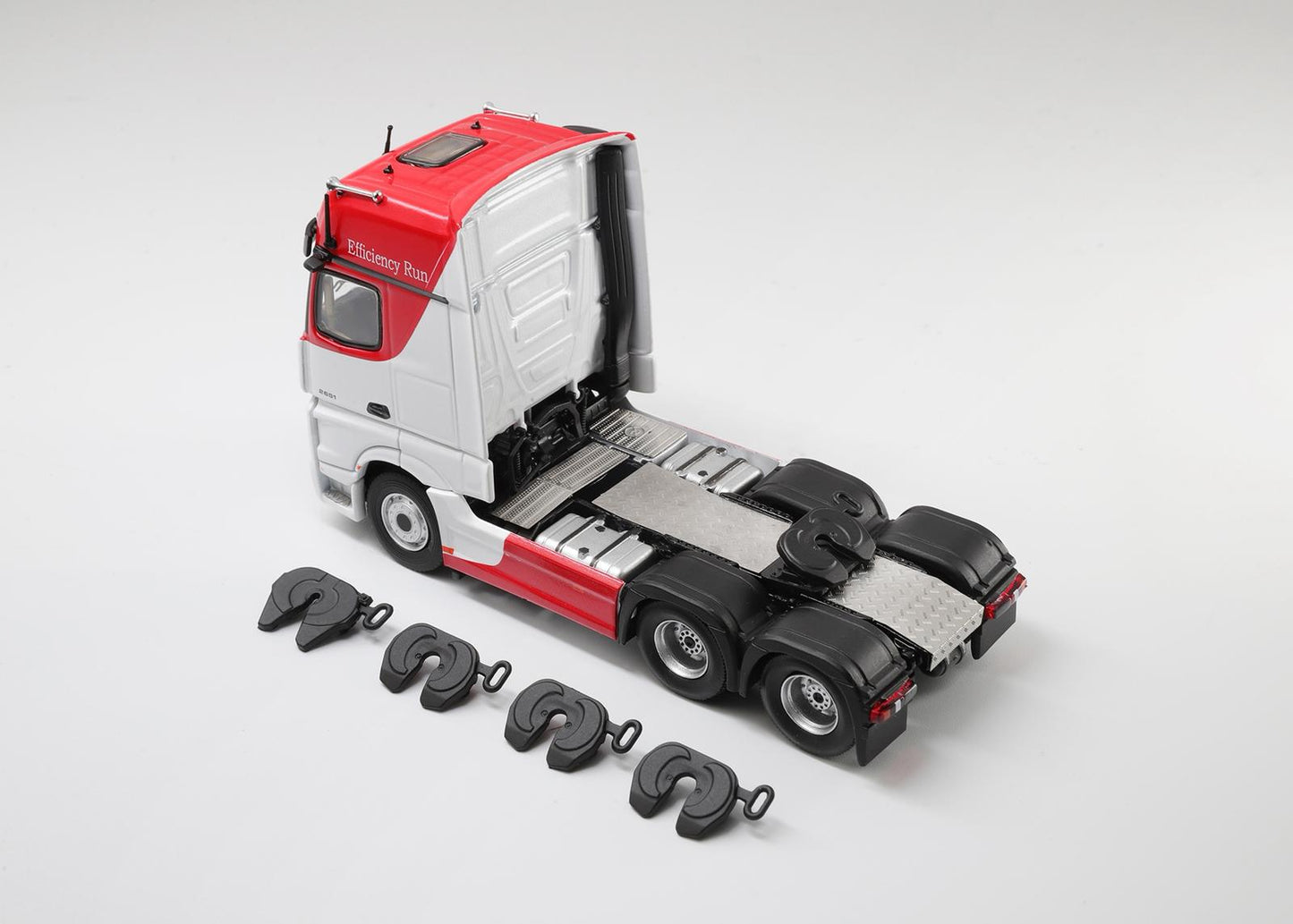 1/64 Mercedes-Benz Actros 6x2 & Scalable Trailer - GCD Diecast - KS101-498