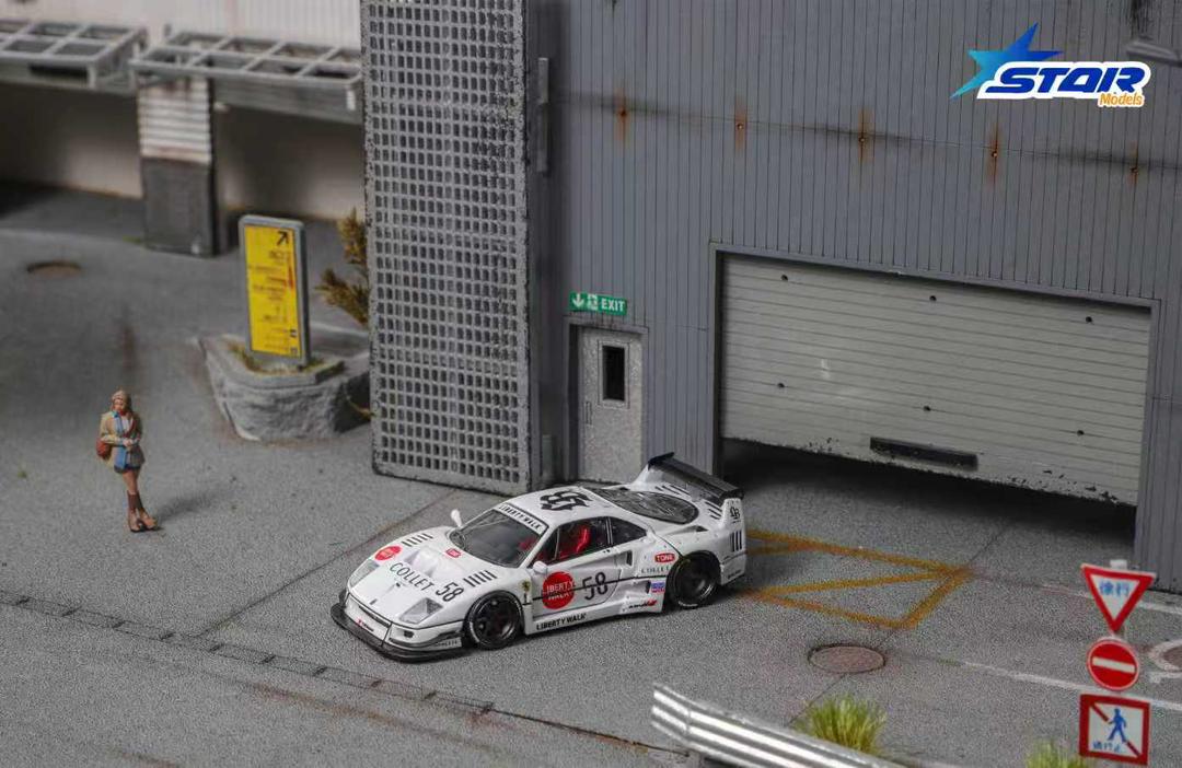 1/64 F40, LB-Works wide-body modified version - Star Models - 2 options