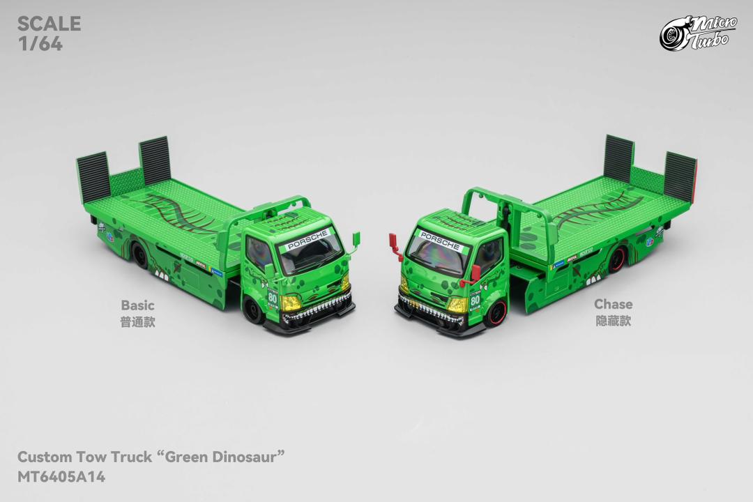 1/64 - 300 series flatbed trailer Custom Tow Truck Tyrannosaurus (Rexy) - Mega Gear