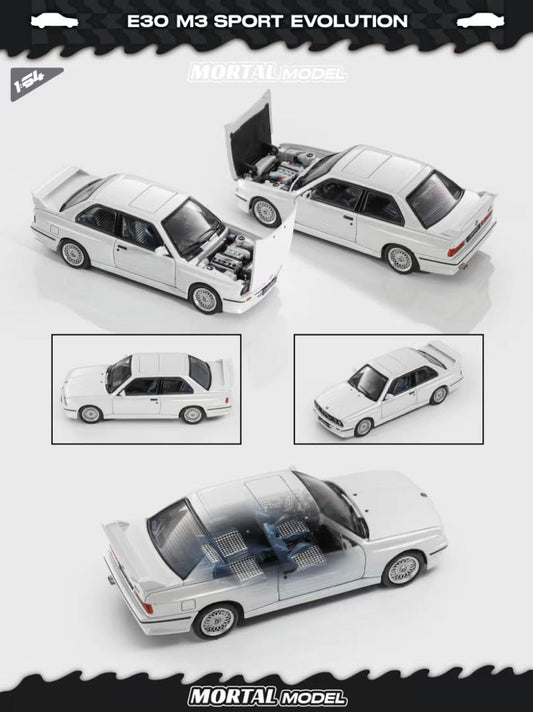 1/64 - 3 Series M3 1st Generation Mk1 E30 - 2 colours - Mortal Model