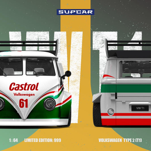 1/64 Volkswagen T1 Castrol 61 - Supcar - SC642951