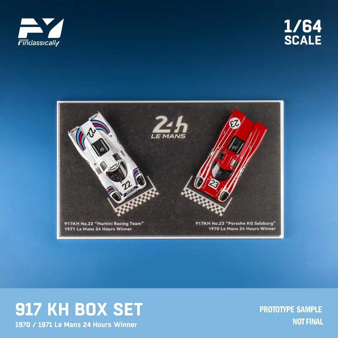 1/64 917K, 22# Martini and 23# red double car set - Findassically - 70/71 winners set
